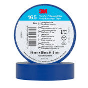 3M™ Temflex™ Vinyl isolatietape 165 - Blauw - 19 mm x 25 m | Voordeelpallet a 5500 stuks