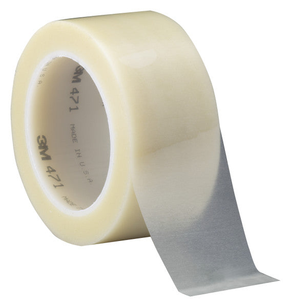 3M™ Vinyl Tape 471, Transparant, 25 mm x 33 m, 0.14 mm