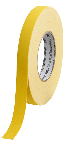 Scotch® 9545N Geïmpregneerde Textieltape, Geel, 19 mm x 50 m, 0,3 mm