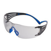 3M™ SecureFit™ 400 Veiligheidsbril - blauw/grijs montuur - Scotchgard™ condenswerende en krasbestendige coating (K&N) - grijze lenzen voor binnen en buiten - SF407SGAF-BLU-EU - 20/doos | 1 Overdoos van 20 Stuk