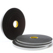 3M™ Vinyl Foam Tape 4508 - Zwart - 9 mm x 33 m | 1 Overdoos van 24 Rol